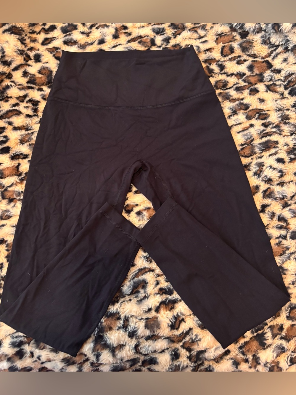 Women’s Colorfulkoala High-Waist Black Yoga Pants Sz M